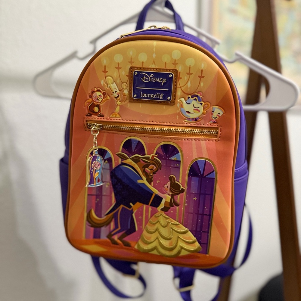 Loungefly Purple and Orange Backpack